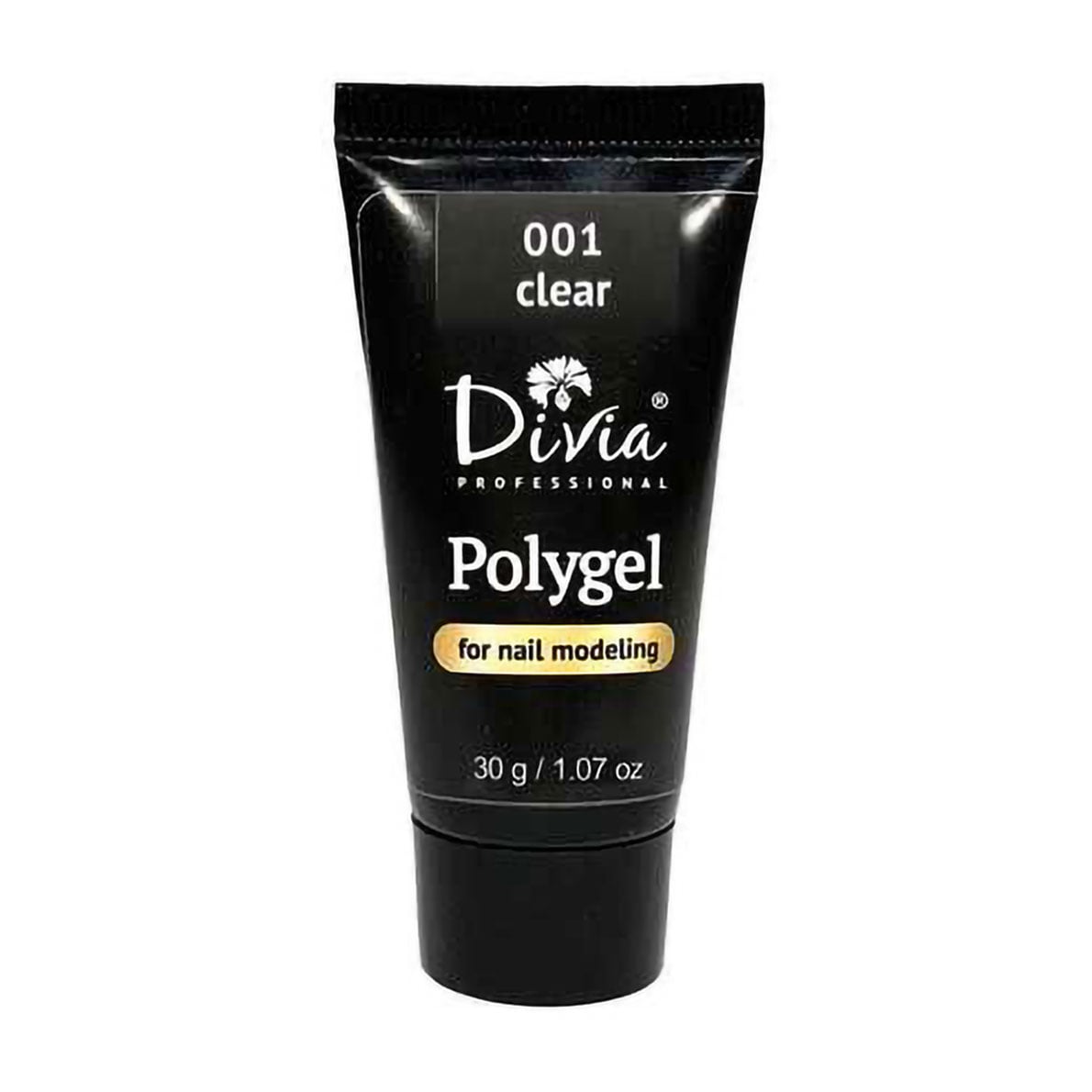 Полігель для нарощування нігтів Divia Polygel 001, 30 г