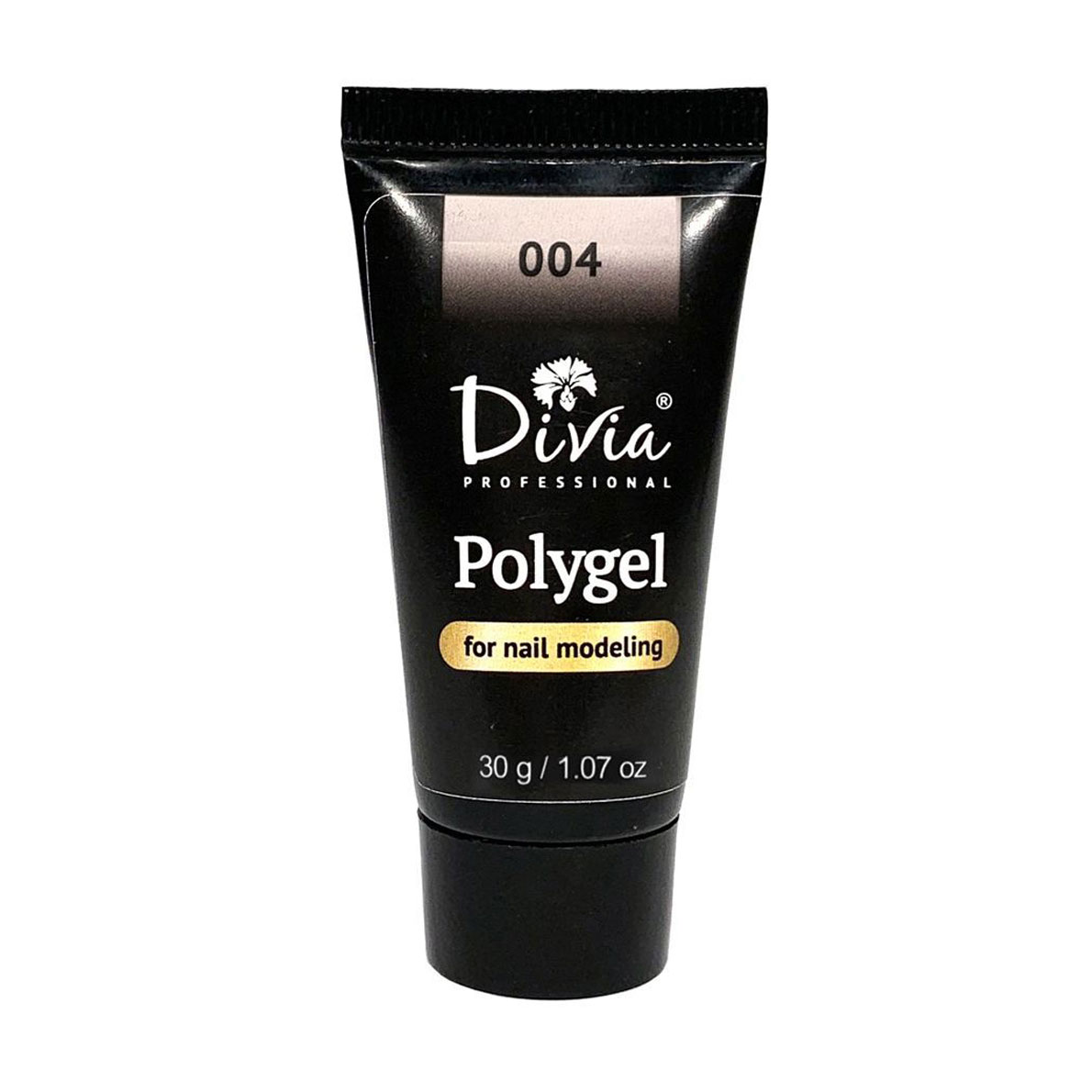 Полігель для нарощування нігтів Divia Polygel 004, 30 г